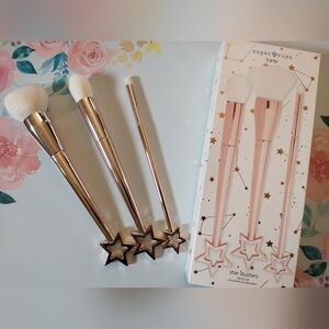 Brand New Tarte Collectible Star Brush Set (Face, Blush/Contour,Eyeshadow Brush)
